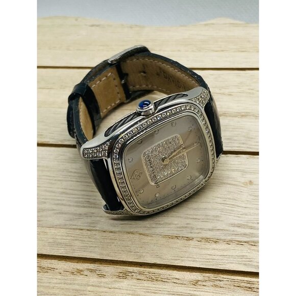 David Yurman Thoroughbred T303-SST Stainless Steel Diamond Quartz Watch